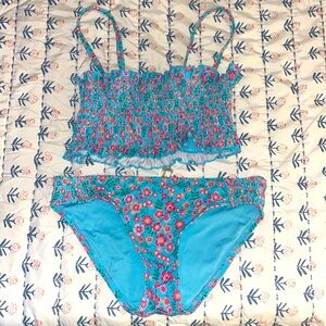 solid and striped xs bikini set